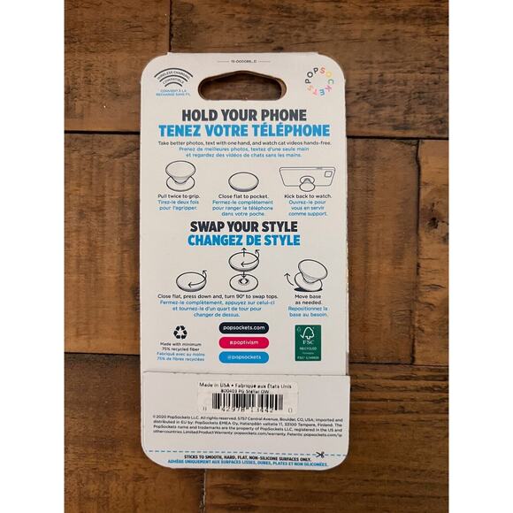 NEW PopSocket Phone Grip with expanding Kickstand PopGrip in Stellar - Picture 2 of 3